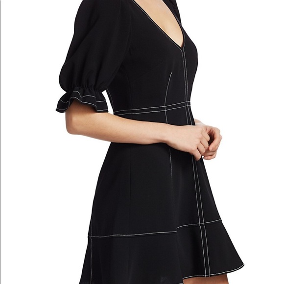 Cinq a sept puff sleeve dress - Picture 4 of 12